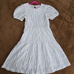 Zara White Lace Girl Dress